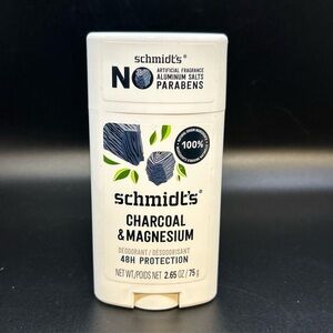Schmidt's Deodorant Charcoal & Magnesium 48H Protection 2.65oz Aluminum-Free